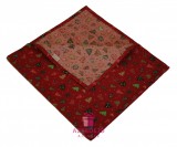 Kámán Lászlóné EV 1171 Bp. Rákoskerti utca 1. Karácsonyi asztali futó 135x35 cm piros