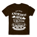 Kamionos Apa - férfi póló