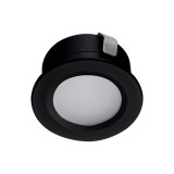 KANLUX 23525 IMBER LED CW B Dekorációs LED lámpatest 12V DC 1W 12V DC 30lm 6500K IP65 fekete