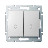 KANLUX 25073 LOGI 02-1060-102 Dupla alternatív kapcsoló 10AX - 250V~
