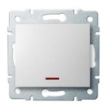 KANLUX 25078 LOGI 02-1110-102 Jelzőfényes egypólusú kapcsoló 10AX - 250V~