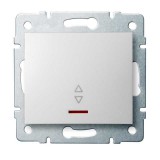 KANLUX 25081 LOGI 02-1140-102 Jelzőfényes alternatív kapcsoló 10AX - 250V~