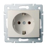 KANLUX 25145 LOGI 02-1220-103 Schuko földelt dugalj tűzbiztos műanyag 16A - 250V~