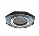KANLUX 26715 spot lámpa dekorációs keret foglalat nélkül 12V max. 35W IP20 fekete kerek