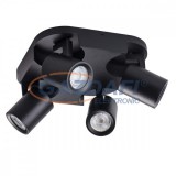 KANLUX 29129 LAURIN EL-4O B Fali/mennyezeti lámpa, 35 W, IP20, GU 10, fekete