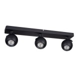 KANLUX 33677 GALOBA EL-3I B lámpa fali-mennyezeti lámpa 3 x max 35W 220-240V AC GU10 IP20 fekete