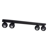 KANLUX 33681 GALOBA EL-4I B lámpa fali-mennyezeti lámpa 4 x max 35W 220-240V AC GU10 IP20 fekete