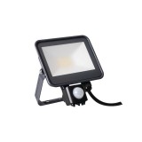 KANLUX 33886 IQ-LED FL-20W-NW-SE reflektor mozgásérzékelővel fekete 20W 2300lm 4000K IP44