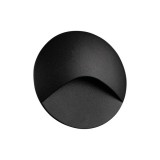 KANLUX 39133 EXIN LED O B-NW lépcsővilágító lámpa 2.5W 220-240V AC 50lm 4000K IP65 fekete