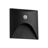 KANLUX 39142 EXIN LED PIR L B-NW lépcsővilágító lámpa 2.5W 220-240V AC 50lm 4000K IP65 fekete