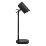 Kanlux AGZAR E14 B asztali lámpa fekete