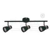 Kanlux ENALI EL-3I B falon kívüli hármas spot 28767 fekete