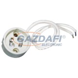 KANLUX foglalat, porcelán, GU10, 230V, szürke, 230V