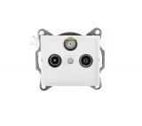 Kanlux RTV-sat átmenő antennacsatlakozó aljzat LOGI