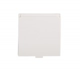 Kanlux Schuko csapófedeles csatlakozóaljzat érintkezés védelemmel, IP20 BIURO