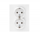 Kanlux Schuko, dupla, teljes csatlakozóaljzat LOGI