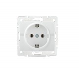 Kanlux Schuko földelt dugalj, tűzbiztos műanyag LOGI