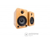 Kanto Audio YU4 Aktív Bluetooth hangfal, bambusz