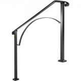 Kapaszkodóív Mattfekete 3-4 Lépcsős mm