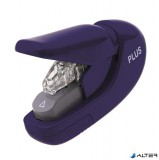 Kapocs nélküli tűzőgép, kézi, 5 lap, PLUS, kék