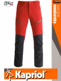 Kapriol TECH VERTICAL technikai stretch slimfit munkanadrág RED - munkaruha