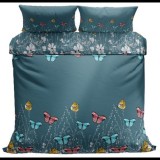 Kaptan French linen Efira turquoise (5693224205-050)