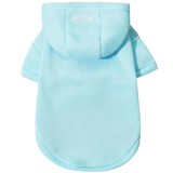 Kapucnis kutyapulcsi, világoskék, XL-es (francia bulldog méret)