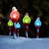 Karácsony témájú kerti LED szolár kristály lámpa