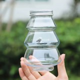 Karácsonyfa Alakú Cukorka és Snack Tároló Tégely Ünnepi Dekorációs Kellék