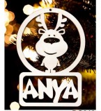 Karácsonyfa dísz, Anya, rénszarvas