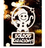 Karácsonyfa dísz, Boldog karácsonyt, manó