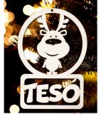 Karácsonyfa dísz, Tesó, rénszarvas