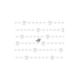 Karácsonyfa girland - gyöngyök 5m Ruhhy 22499