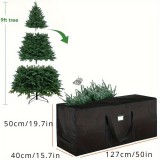 Karácsonyfa tároló táska megerősített fogantyúval és dupla cipzárral