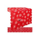 Karácsonyi asztali futó 185x35cm Ruhhy 22786 - ünnepi dekoráció, karácsonyi asztaldísz, asztalterítő, karácsonyi ajándék