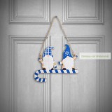 Karácsonyi dekoráció, ajtódísz, 15cm