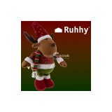 Karácsonyi dekorációs rénszarvas figura - teleszkópos 95cm Ruhhy 22329