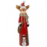 Karácsonyi elemes Yule figura dekoráció világítással 60 cm &#8211; 3 féle