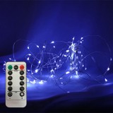 Karácsonyi fényfüzér, 100 db Nano mikró Led, hideg fehér Leddel, 8 funkciós vezérlővel! 5V, USB csatlakozós! Life Light Led 2 év garancia!