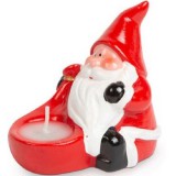 Karácsonyi gyertya-mikulás 7,5*7,5*7,5 - 58273A