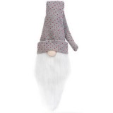 Karácsonyi italos üveg dekoráció 3D manó - 58732A