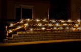 Karácsonyi kültéri LED-es égősor, fényfüzér, sziporkázó KKL 500F/WH
