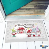 Karácsonyi lábtörlő, Boldog karácsonyt, kis manók