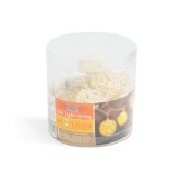 Karácsonyi LED-es labdás fényfüzér melegfehér színben 1,35M 56519