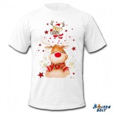 Karácsonyi póló, Rudolf rénszarvas, M méret