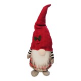 Karácsonyi skandináv manó 46 cm- Skót szoknyával