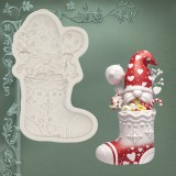 Karácsonyi Szilikon Forma - Mikulás Csizma
