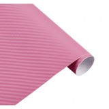 Karbon fólia, autófólia (127 x 15 cm) Rózsaszín