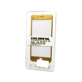 Karc és ütésálló fólia arany szélekkel iPhone 7 Colorful