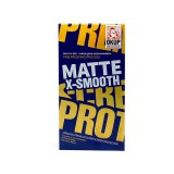 Karc és ütésálló matt üvegfólia fekete szélekkel iPhone 14 Pro Max FMF